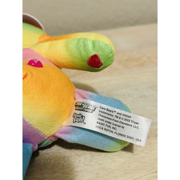 Care Bears Togetherness Lot Of 3 Plush Stuffed Animals Rainbow By Basic Fun - Picture 5 of 7